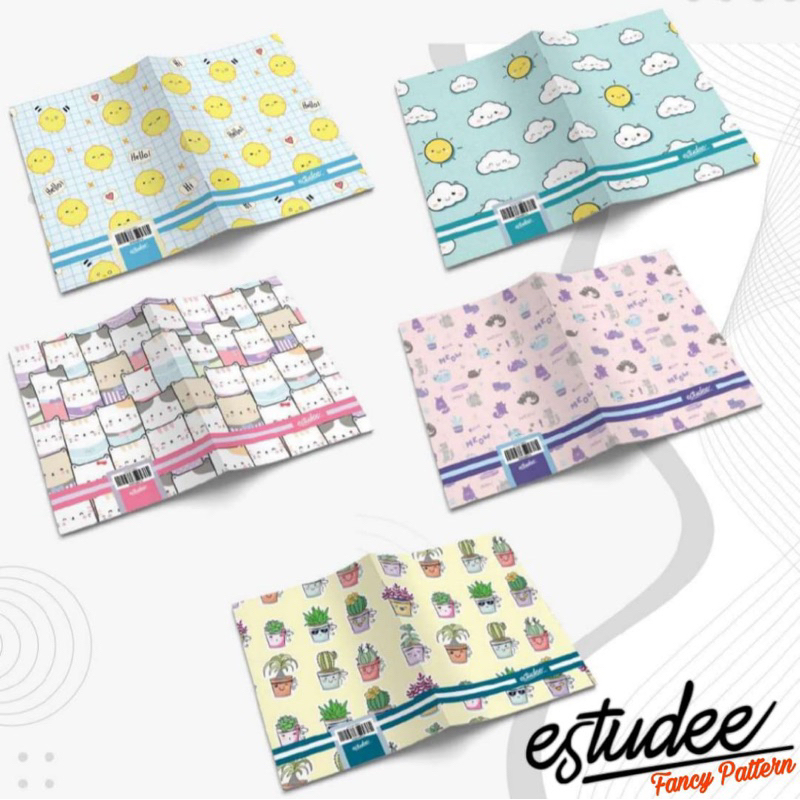 Jual Buku Tulis Estudee B5 Fancy Pattern Isi 10 | Shopee Indonesia