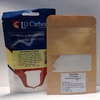 Jual LD Carlson Sparkolloid, Hot Mix Wine Finings, Repacked 5g | Shopee ...