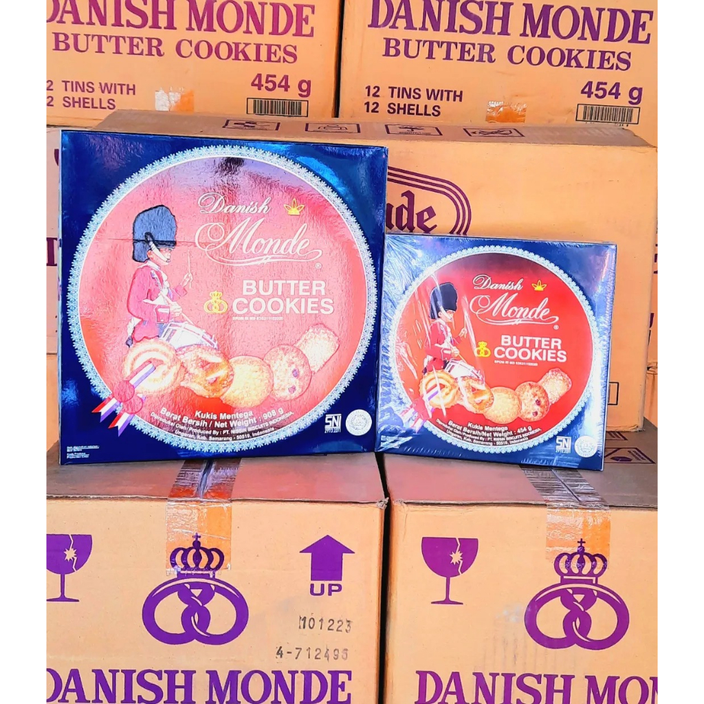 Jual Monde Butter Cookies 908 gr BIscuits TIN Kaleng BESAR Shopee