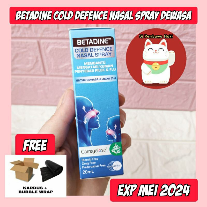 Jual Betadine Cold Defence Nasal Spray Dewasa | Shopee Indonesia