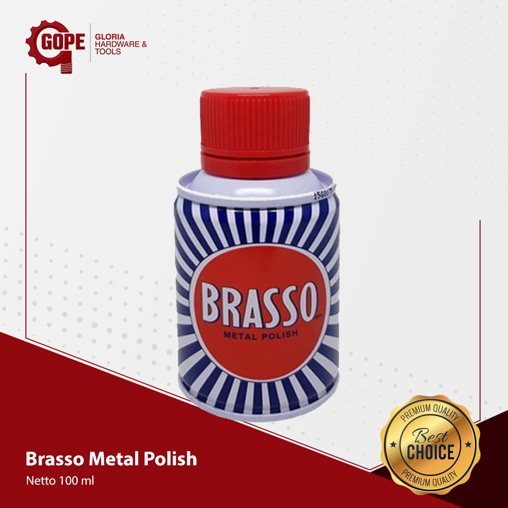 Jual Brasso Polish Pembersih Logam Metal Kemasan 100 Ml | Shopee Indonesia
