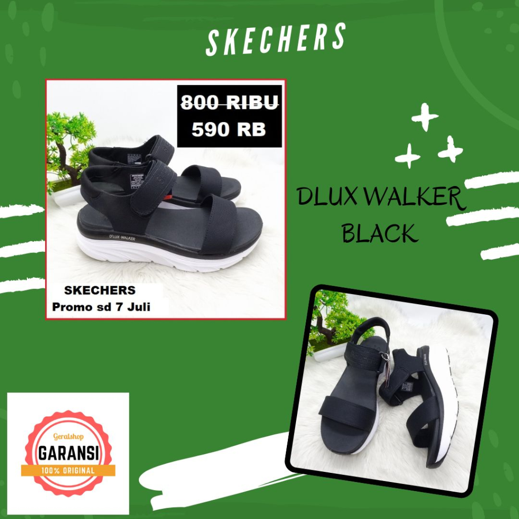 Jual Sepatu Sendal Skechers Wanita Original Seri Dlux Walker Shopee Indonesia