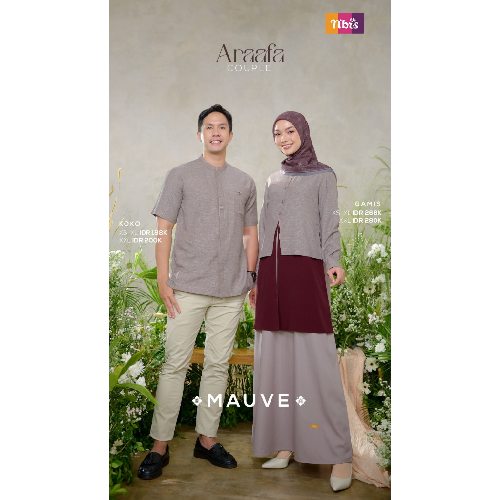 Jual Baju Couple Muslim Nibras ARAAFA Terbaru 2023 Shopee Indonesia
