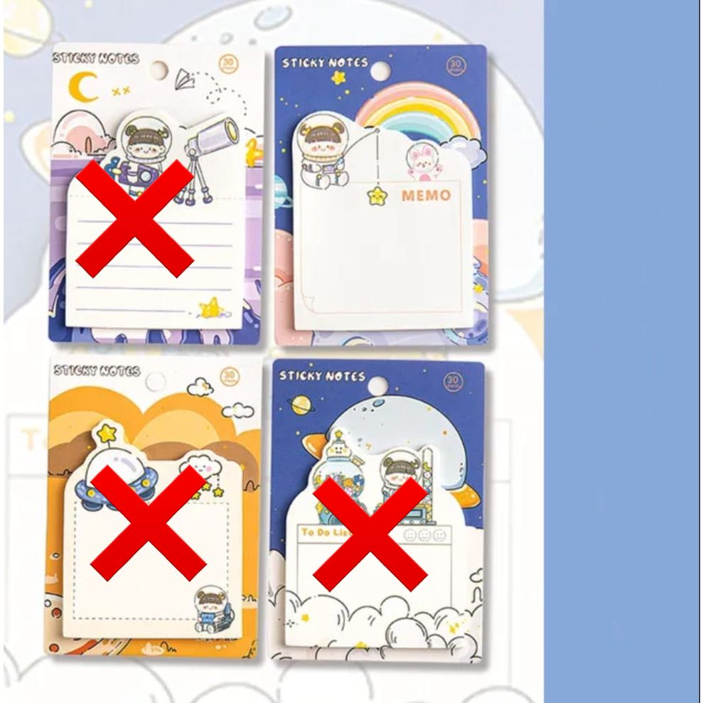 Jual Sticky note motif kartun lucu sticky note penanda buku | Shopee ...