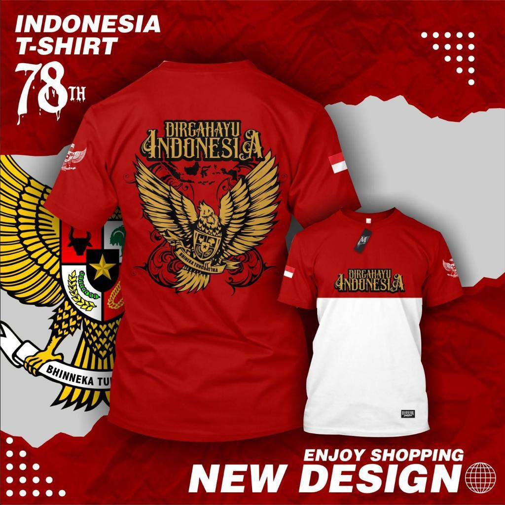 Jual Bossablon - Kaos Dirgahayu Indonesia Ke 78 Kaos Agustusan Kaos ...