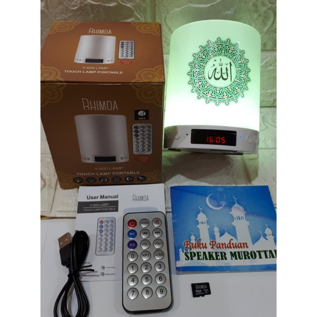 Jual Speaker Murotal Al Quran 30 Juz Lampu Remote Display | Shopee ...