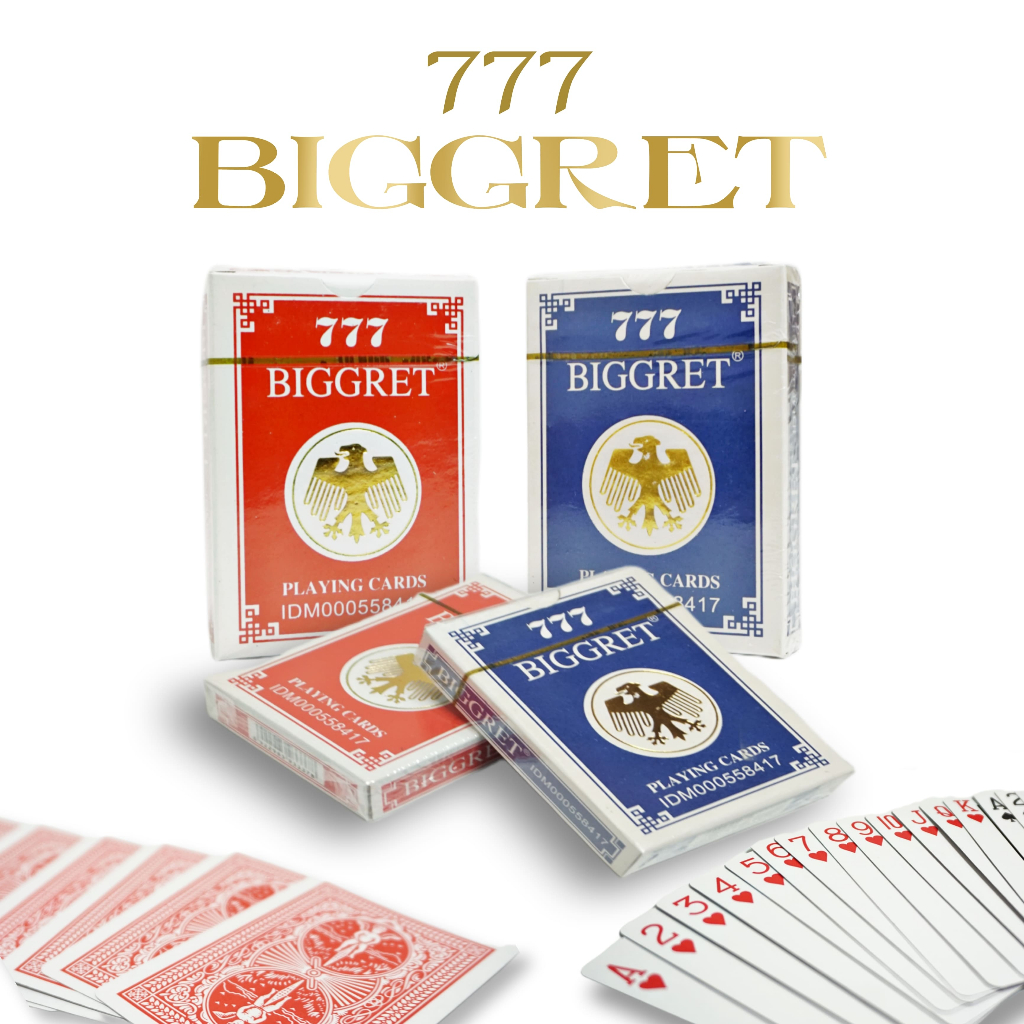 Jual Kartu Remi Premium Anti Air Playing Card Kartu permainan Biggret ...