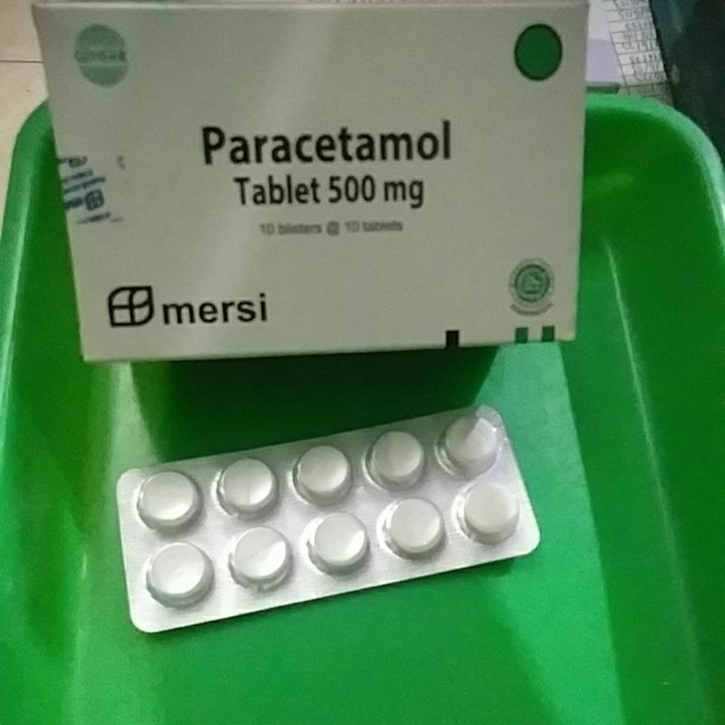 Jual Paracetamol Mg Penurun Demam Per Strip Tablet Shopee Indonesia