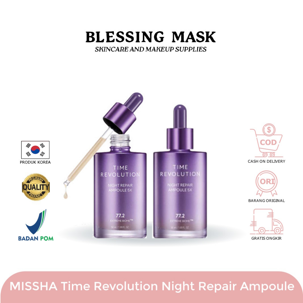Jual Missha Time Revolution Night Repair PROBIO AMPOULE 5th Generation ...