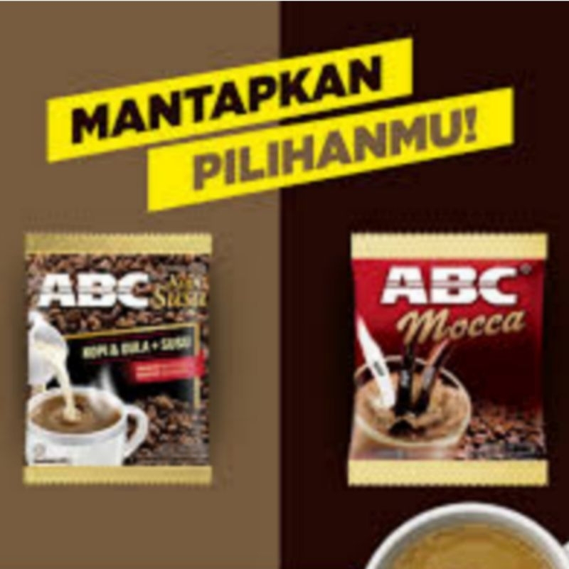 Jual ABC kopi mocca susu renceng isi 10sachet | Shopee Indonesia