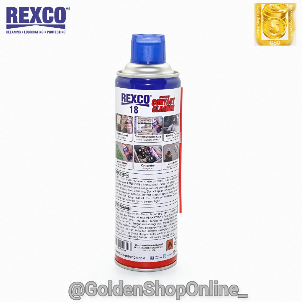Jual Rexco 18 Contact Cleaner 500ml (Harga Paket isi 6 Kaleng) | Shopee ...