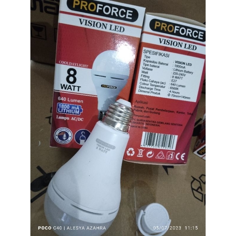 Jual LAMPU EMERGENCY PROFORCE VISION LED | Shopee Indonesia