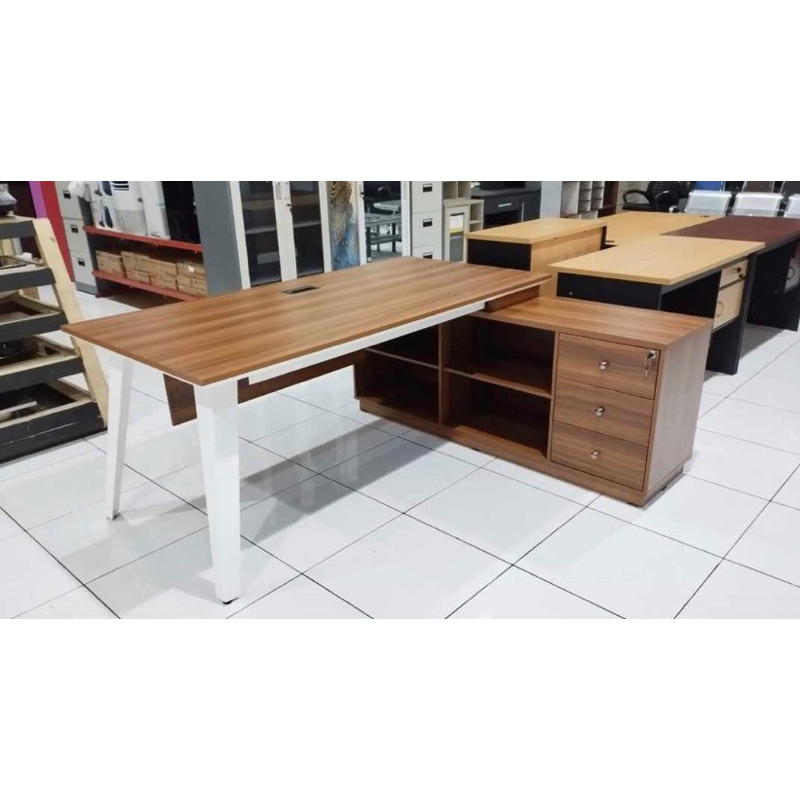 Jual MEJA DIREKTURE MEJA KANTOR MEJA TULIS MEJA LETER L MEJA KERJA MEJA