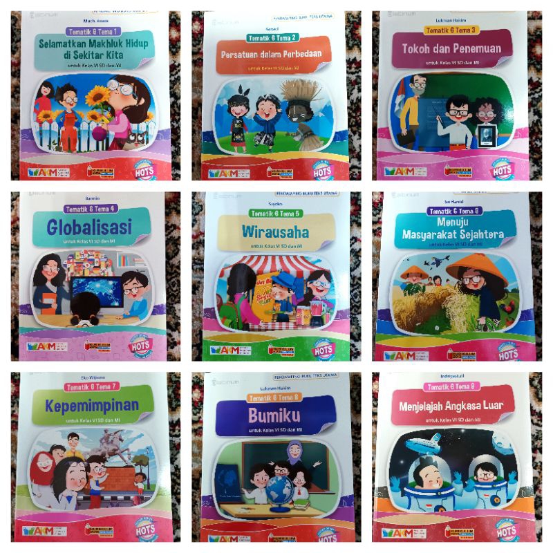 Jual TEMATIK SD KELAS 6 TEMA 1 2 3 4 5 6 7 8 AKM PLATINUM TIGA ...