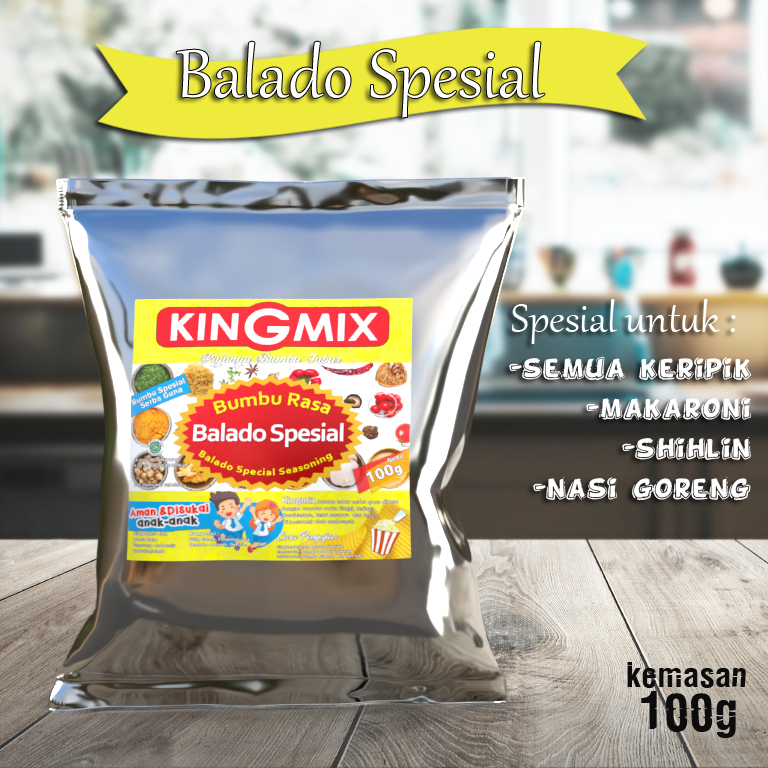 Jual Bumbu Tabur Rasa Balado Spesial 100 gr | Shopee Indonesia