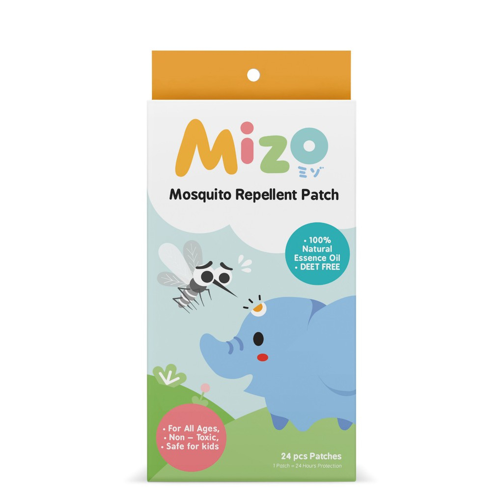 Jual MIZO Mosquito Repellent Sticker Patch 24 Pcs / Stiker Nyamuk ...
