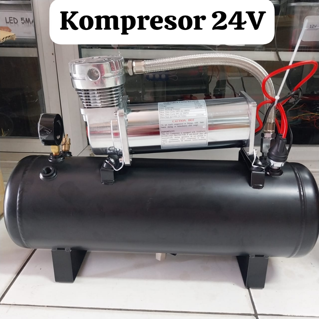 Jual Tabung Kompresor Dc 10 Liter 12v 24v Air Suspension Telolet Basuri Max 200 Psi Shopee