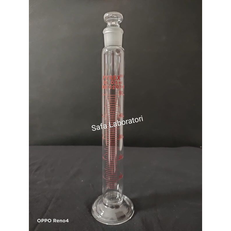 Jual Gelas Ukur 50ml Dengan Penutup Measuring Cylinder Glass Stopper 50ml Pyrex Shopee Indonesia 7238