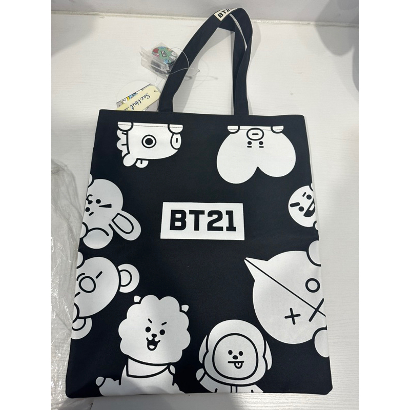 Jual READY- BTS BT21 TOTE BAG JAPAN OFFICIAL LINE FRIENDS | Shopee ...