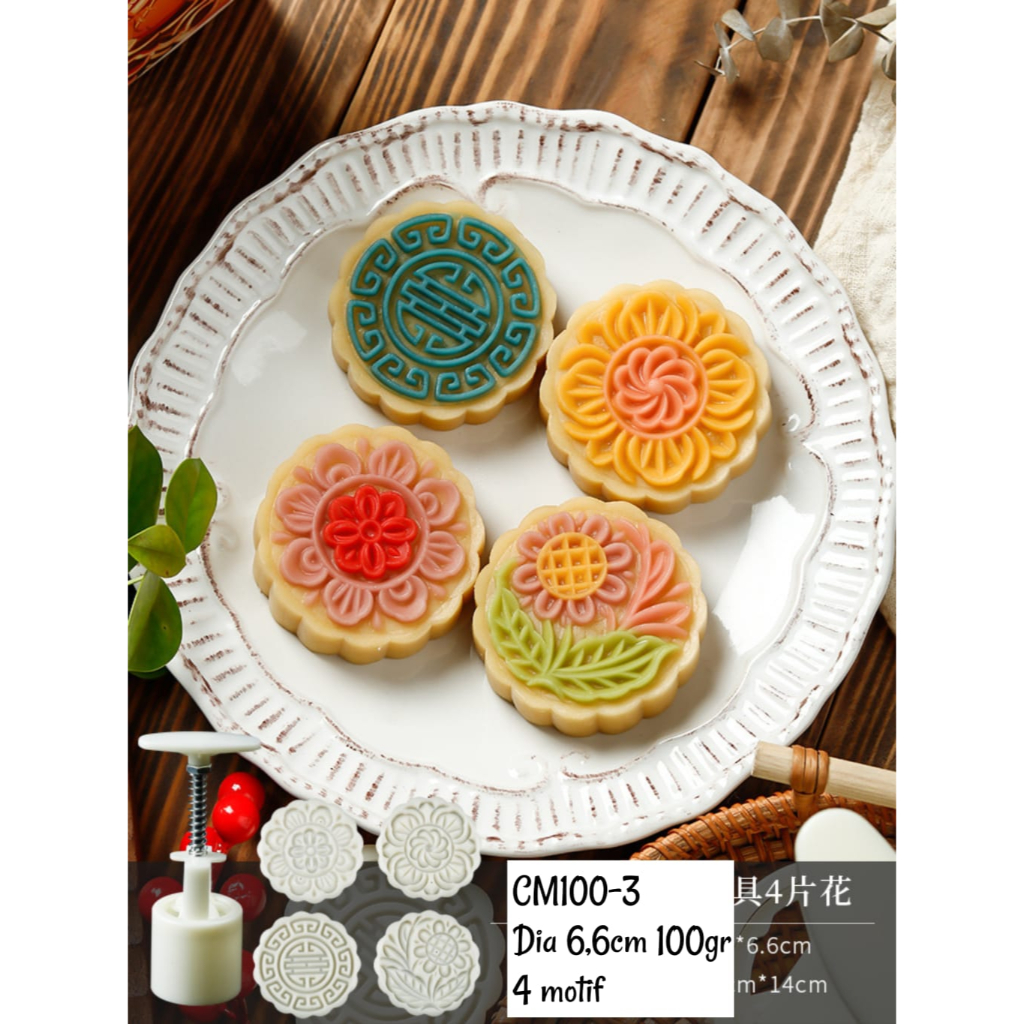 Promo Cetakan Kue Bulan Moon Cake MoonCake Press Mold 50gr - CM50