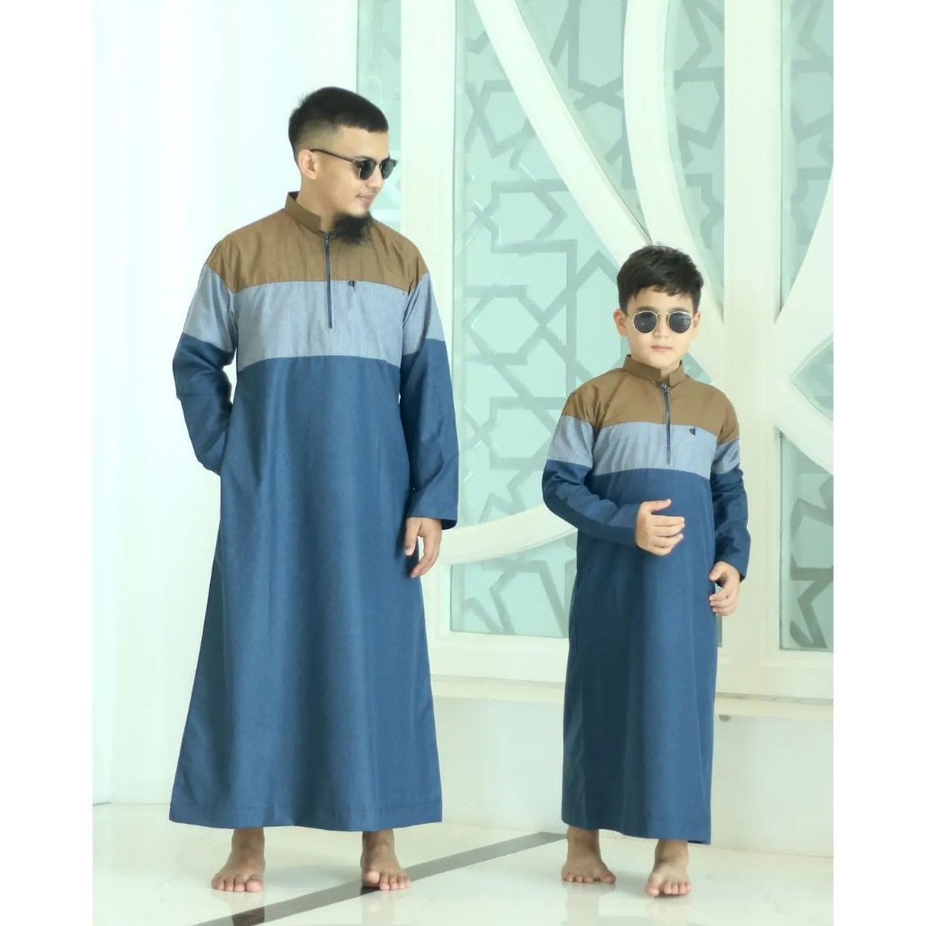 Jual Al Amwa Baju Jubah Saudi Pria Cowok Laki Muslim Lengan Panjang