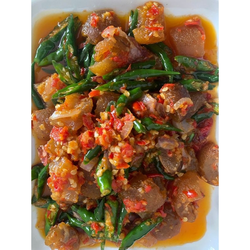 Jual Kikil Balado Cabe Ijo Kikil Tauco Porsi Besar Instant Only