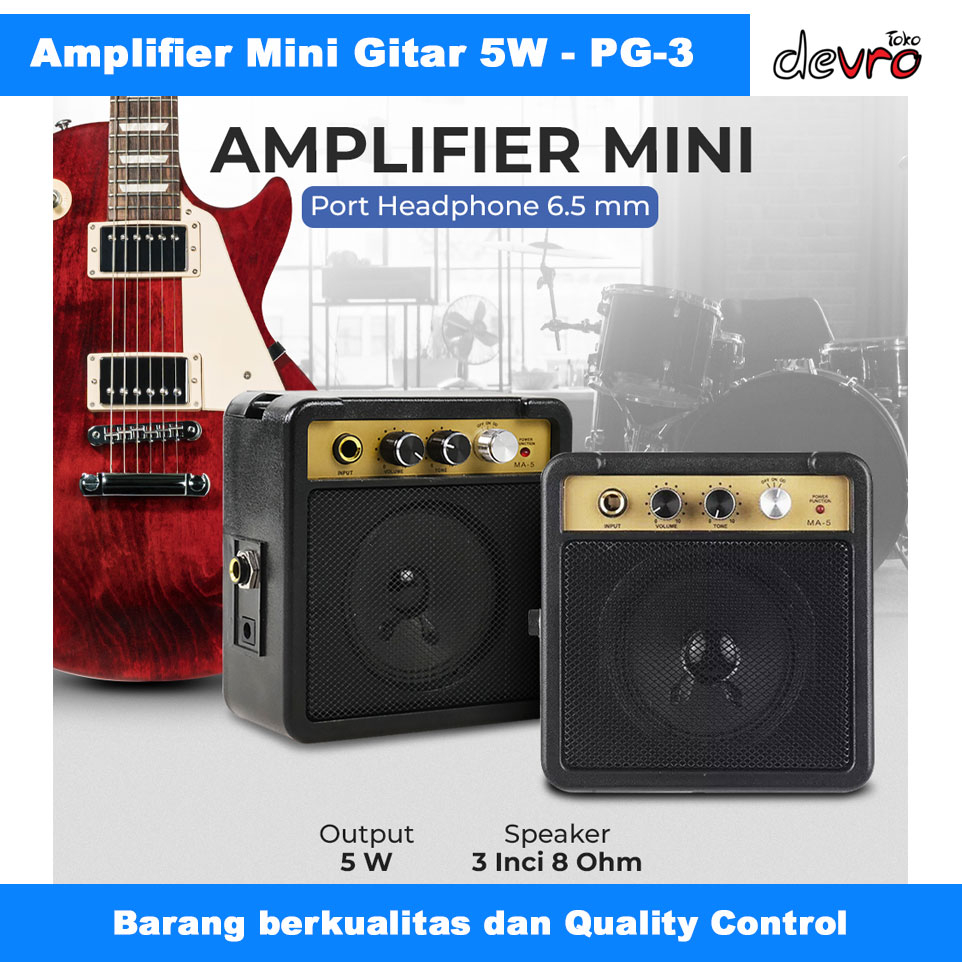 Miniamplificador para Guitarra TS PG-5W