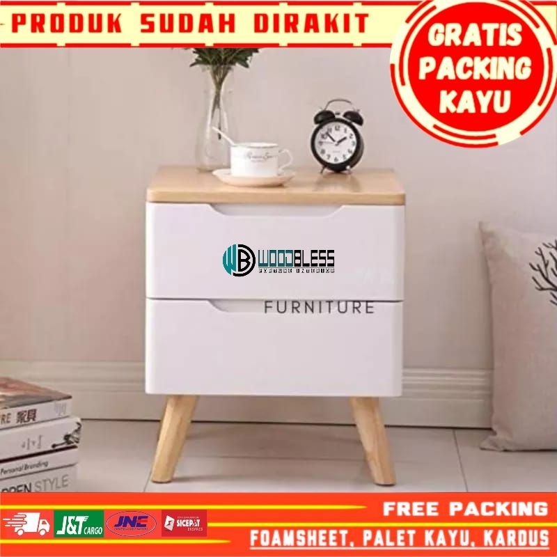 Jual Meja Nakas Laci Minimalis Retro Modern Shopee Indonesia