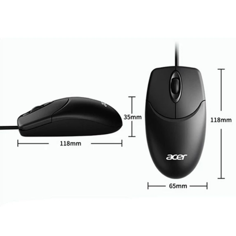 Jual MOUSE USB ACER M117 / M119 / OMW910 / OMW020 SILENT | Shopee Indonesia