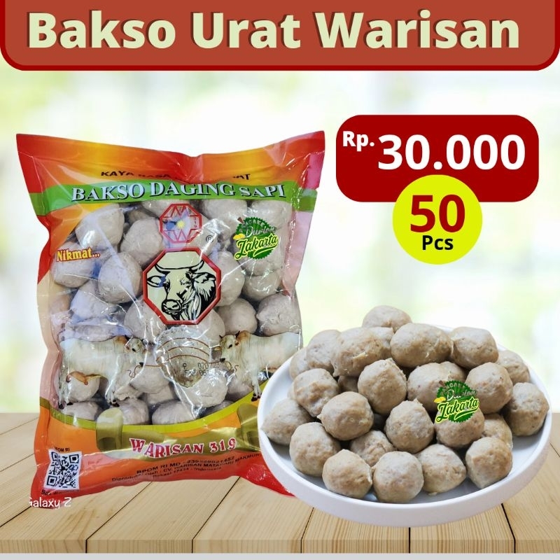 Jual Bakso Warisan Isi 50pc Shopee Indonesia