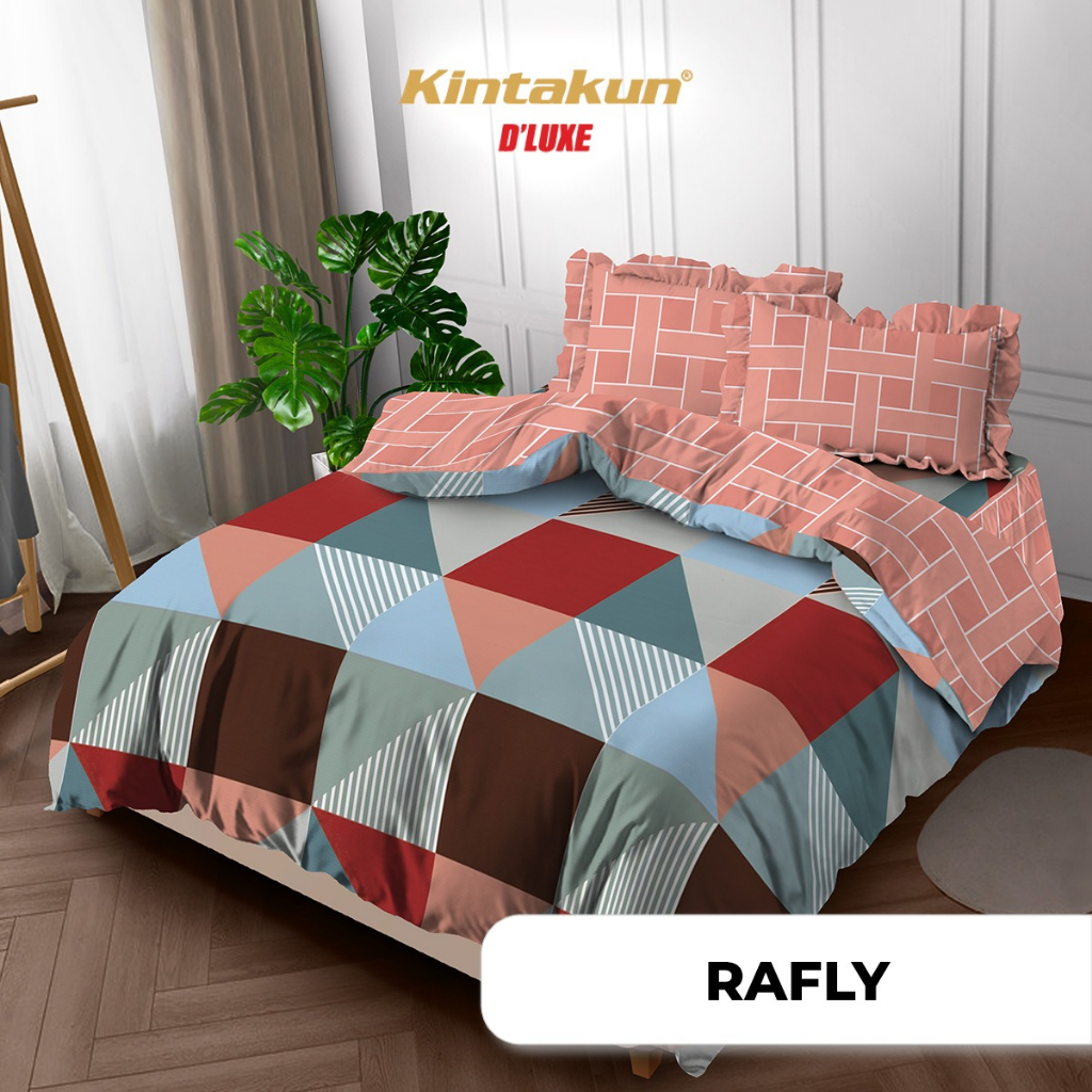 Jual Promo Lebaran Kintakun Deluxe Bed Cover Set Sprei Fitted King X Tinggi