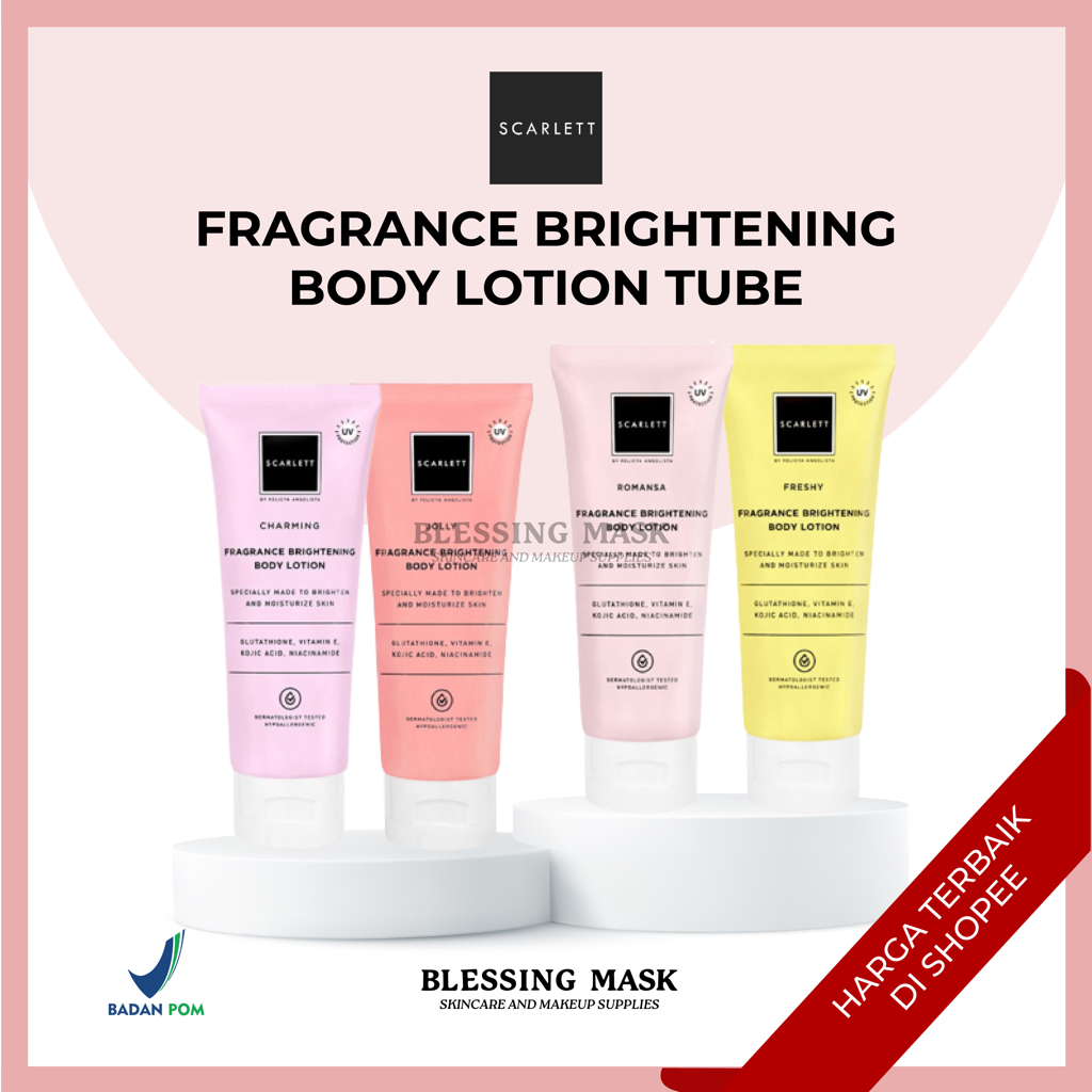 Jual Scarlett Whitening Body Lotion Tube 180mL Shopee Indonesia