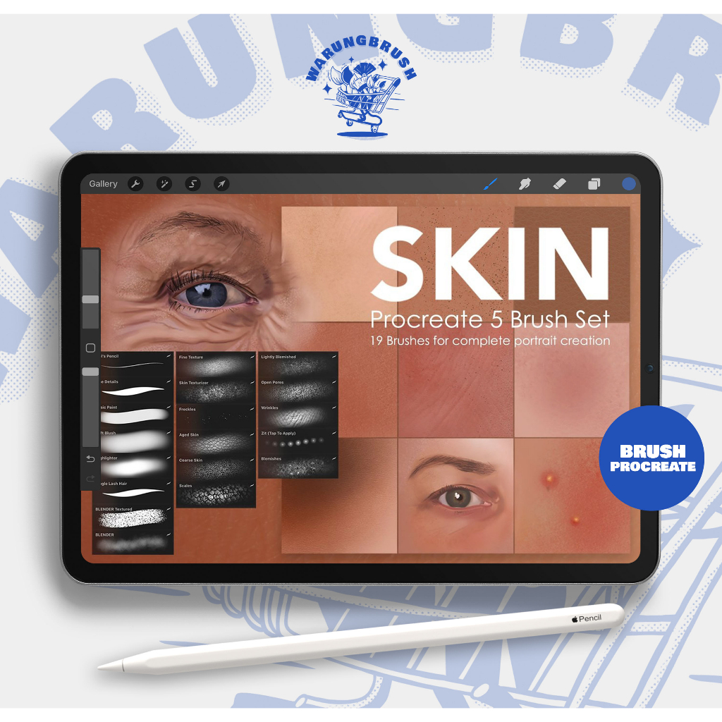 Jual Skin Painting Procreate Brushes BP0048 | Shopee Indonesia