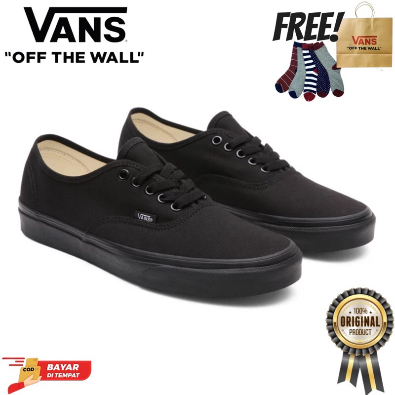 Jual VANS AUTHENTIC FULLBLACK ORIGINAL BNIB | Shopee Indonesia