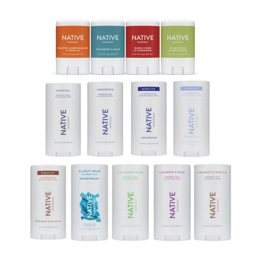 Jual Native Deodorant Anti Perspirant USA Aluminum Paraben FREE