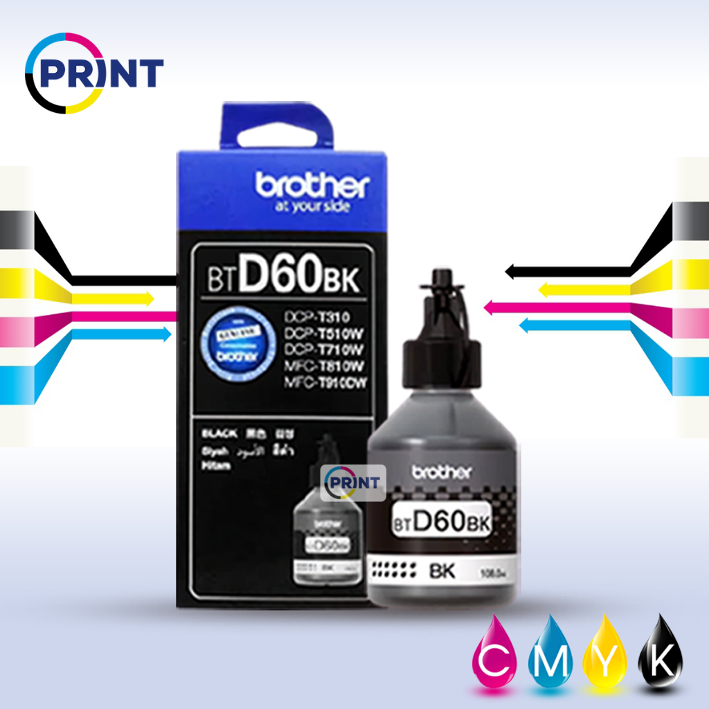 Jual Tinta printer brother d60bk DCP T710W DCP T300 DCP-T310 T800W ...