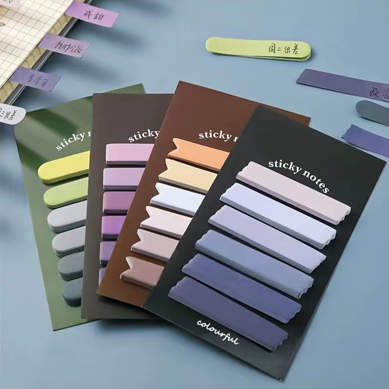 Jual Colourful Sticky Notes Gradient Memo Pad Motif Panah Untuk Penanda ...
