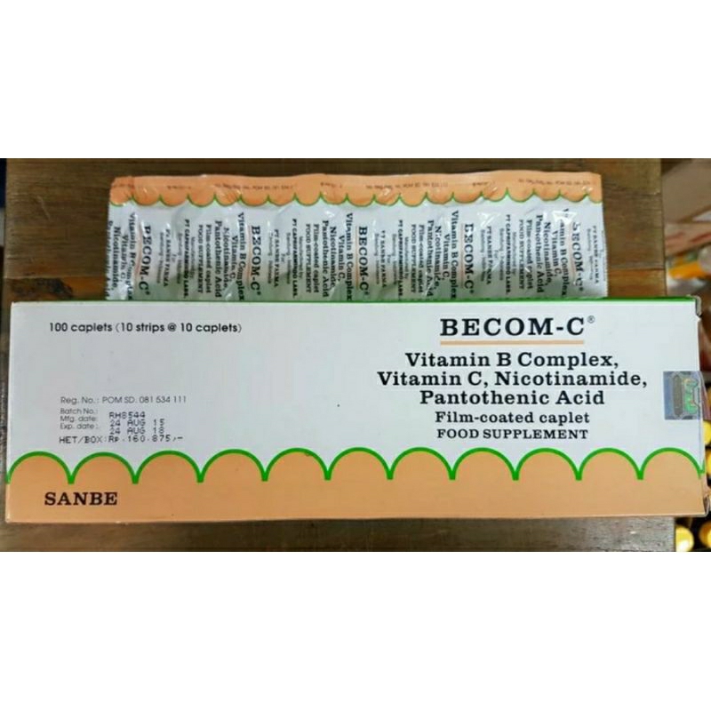 Jual BECOM-C / ED 04- 2026 /Harga perstrip | Shopee Indonesia