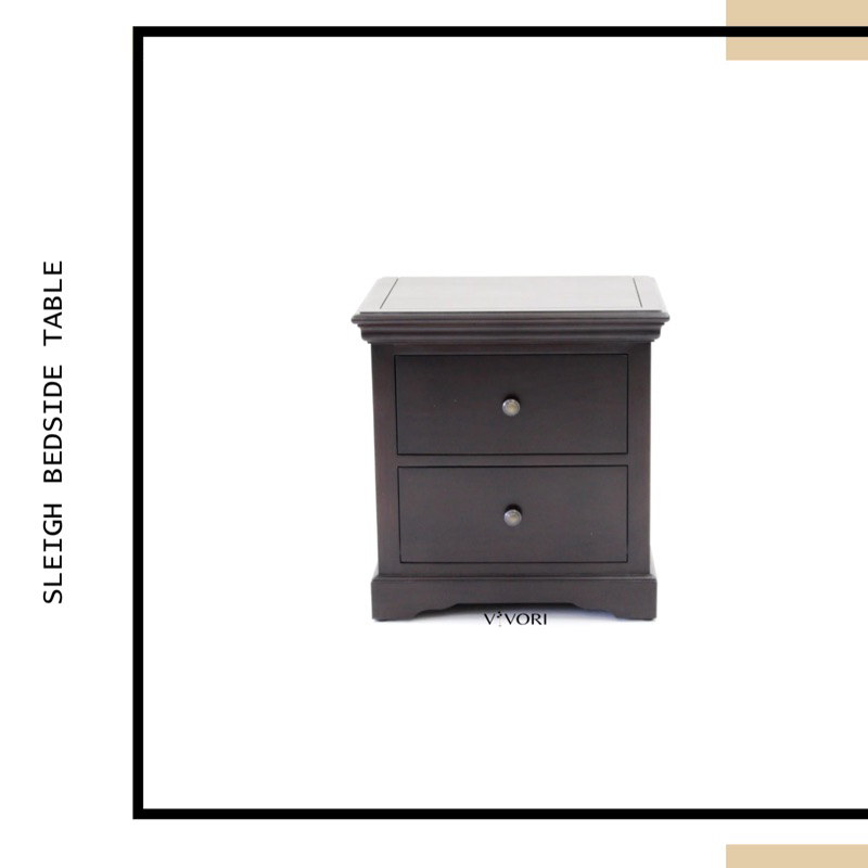 Jual SLEIGH BEDSIDE TABLE (MEJA) Shopee Indonesia