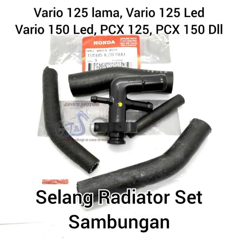 Jual Selang slang radiator vario 125 150 pcx set t joint radiator ...