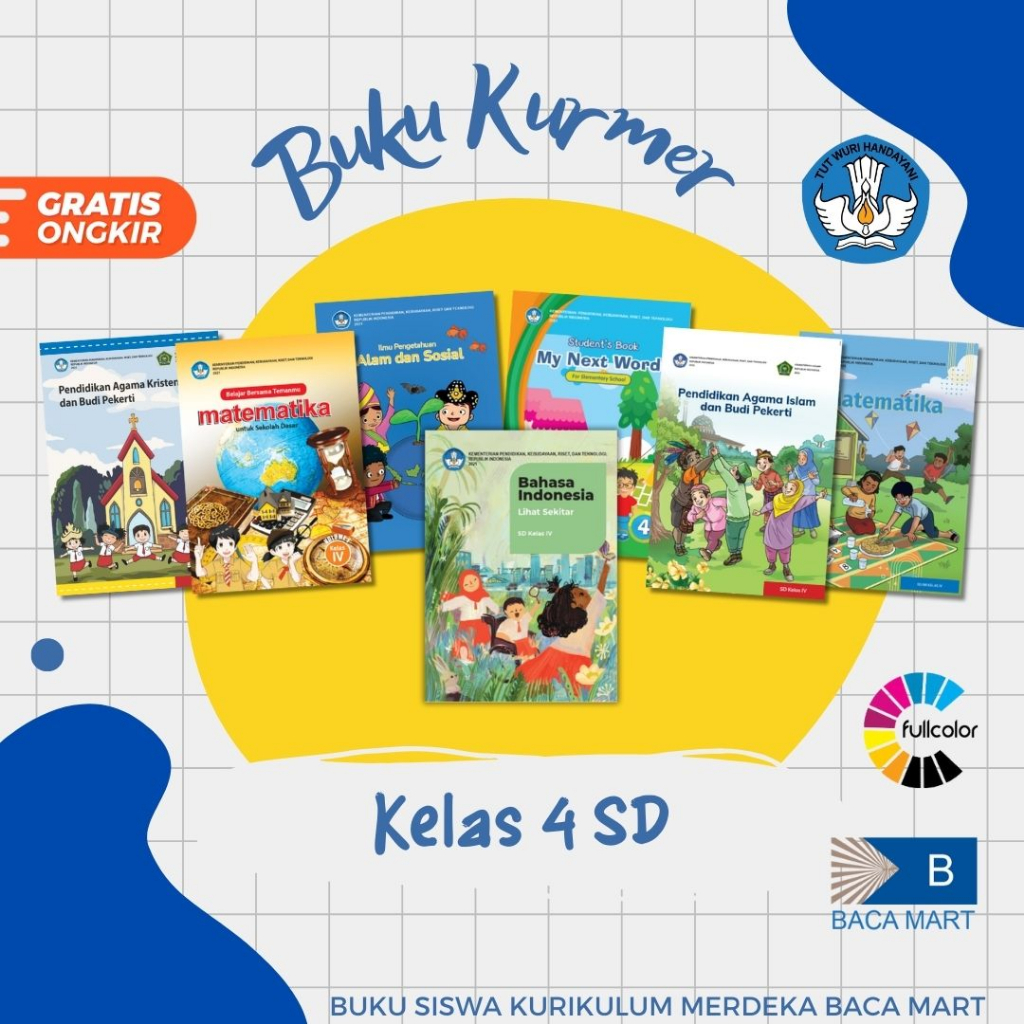 Jual BUKU SISWA KELAS 4 SD KURIKULUM MERDEKA Buku Siswa K 21 Kurmer ...