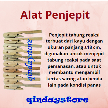 Jual Penjepit Tabung Reaksi Kayu Shopee Indonesia