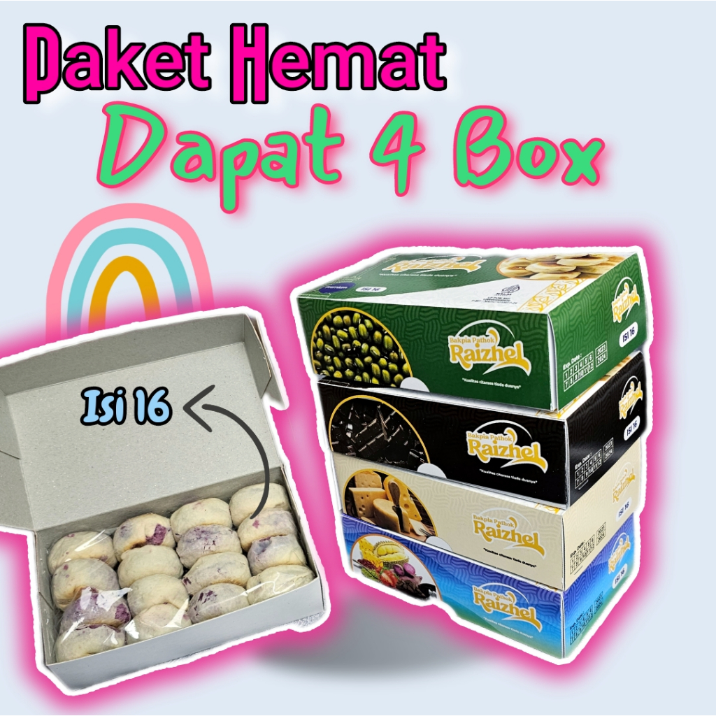 Jual [ 4 BOX ] BAKPIA PATHOK ISI 16 KHAS JOGJA | Shopee Indonesia