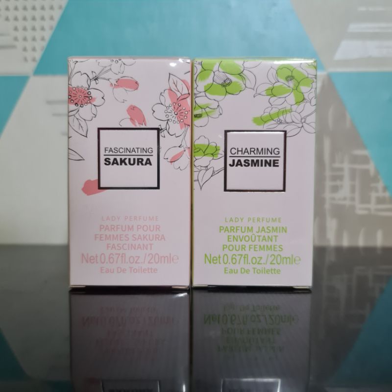 MINISO FASCINATING SAKURA LADY PERFUME MINISO CHARMING JASMINE LADY PERFUME PARFUM WANITA