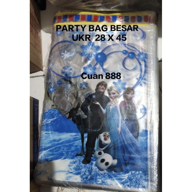 Jual OPP Ulta 28x45 FROZEN besar 10lembar Plastik Ulang Tahun Souvenir ...