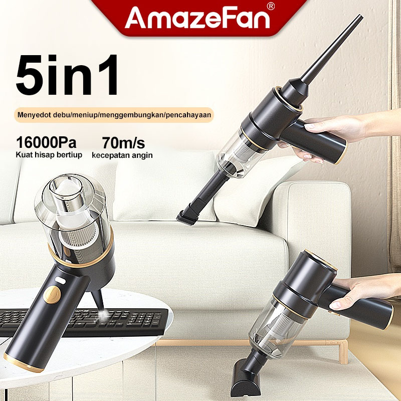 Jual Amazefan 4in1 Blower Kipas Mini Penyedot Debu Portable Alat Penyiaran Kompresor Listrik 2891