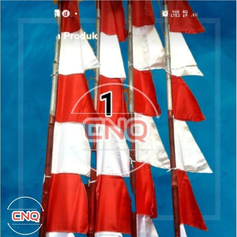 Jual Bendera Umbul Umbul Polos Merah Putih Dan Warna 8 Mata Shopee Indonesia