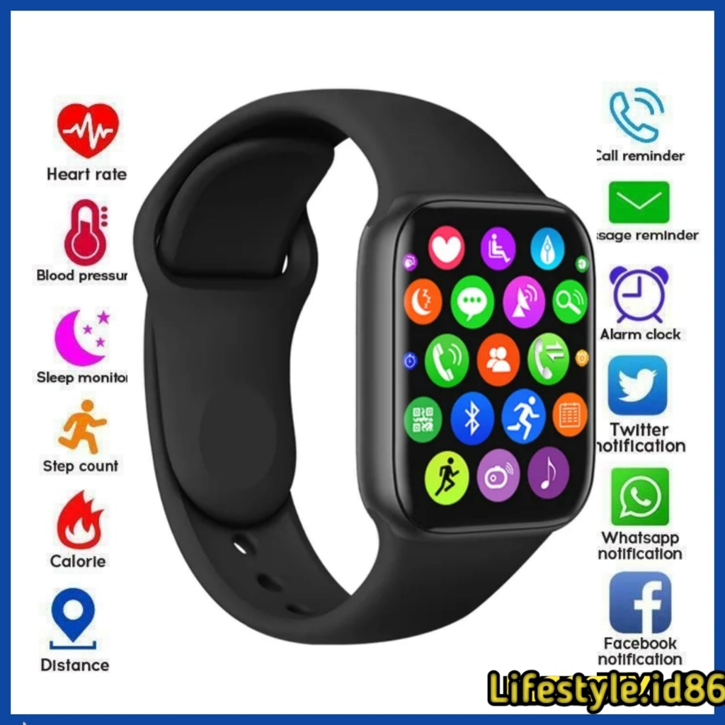 Silver Rectangular Smart high quality Watch