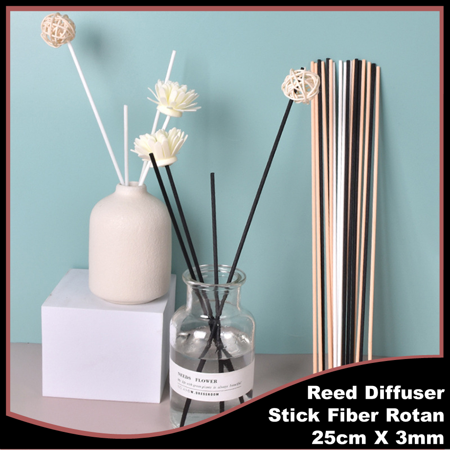 Jual Reed Diffuser Stick FIber Rotan 250mmx3mm | Shopee Indonesia