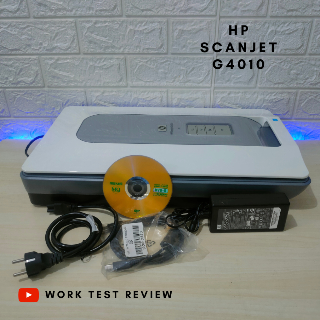 Jual Scanner Hp G4010 bisa scan dokumen dan klise size 3.5mm lengkap